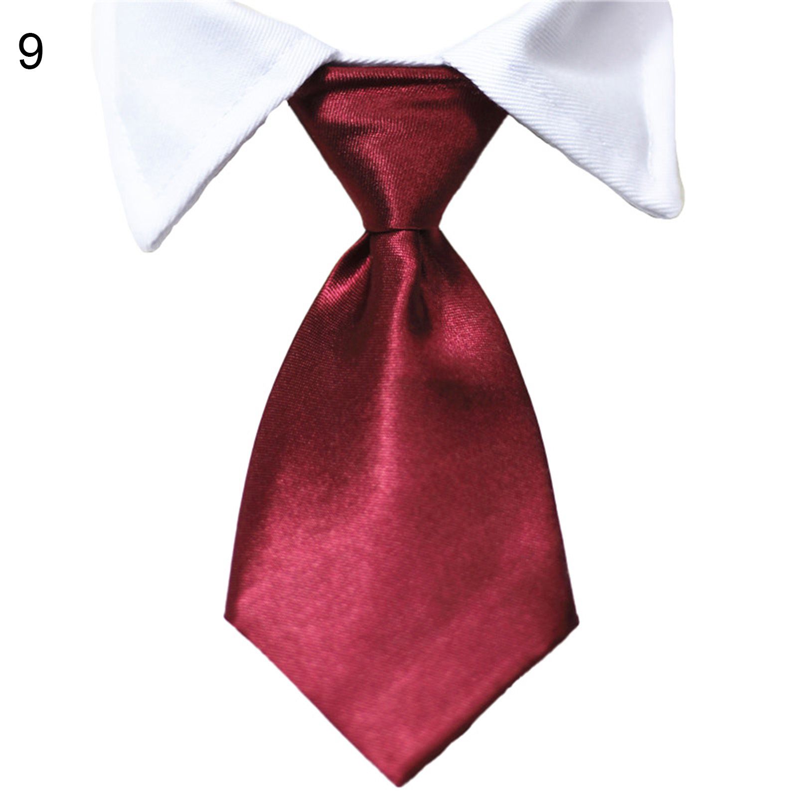 Pets Tie Flexible Spot Solid Color Pattern Pets Neck Collar