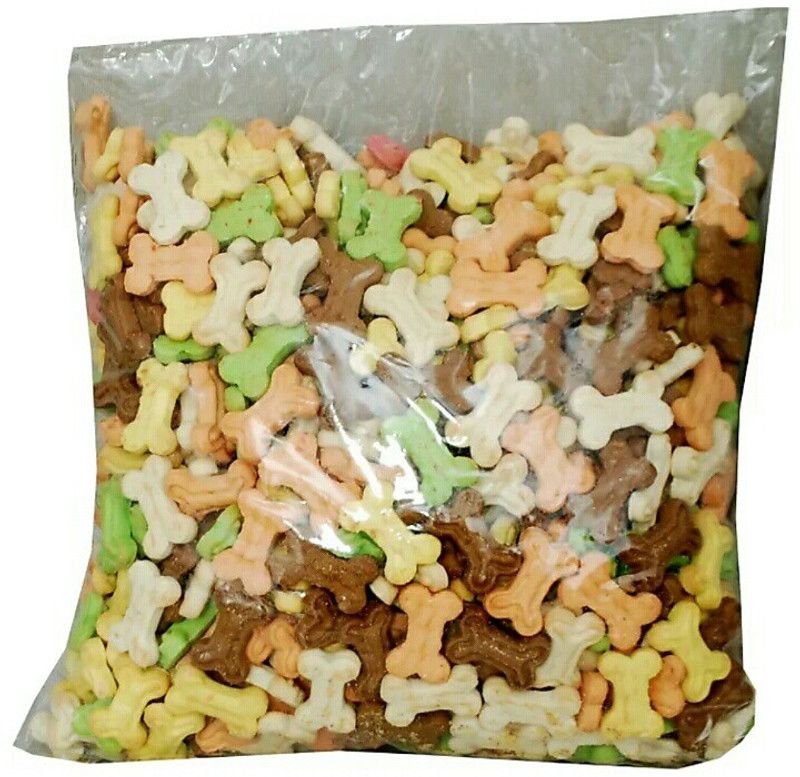SCOOBEE MULTI FLAVOURD DOG BISCUITS Chicken, Strawberry, Mint, Milk, Vanilla 2 kg (2x1 kg) Dry New Born, Young, Adult Dog Food
