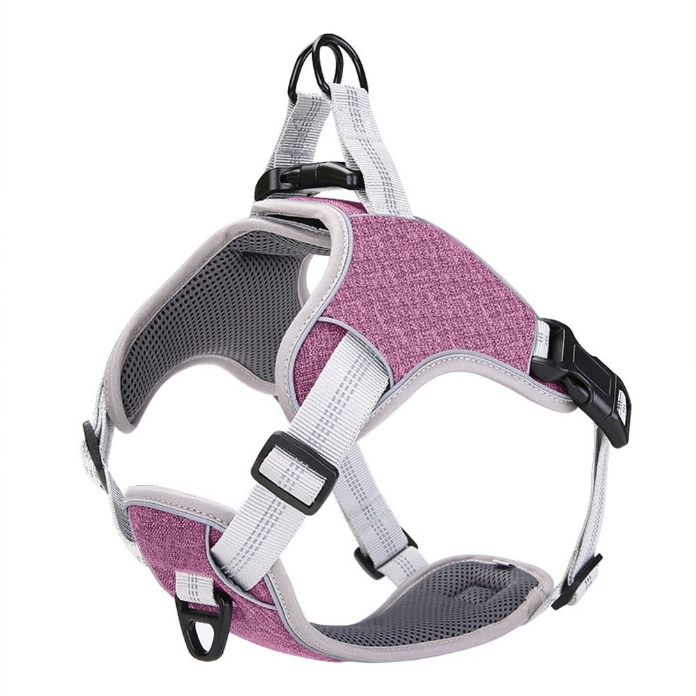 Pet Vest  Harness and Leash Set Reflective Breathable Mesh ng Harnesses Anti Pull For Small Medium Large  Supplies