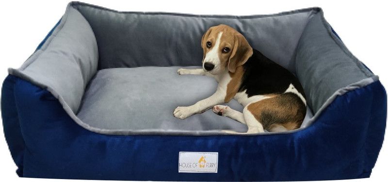 HouseofFurry Jenny M Pet Bed  (Blue)