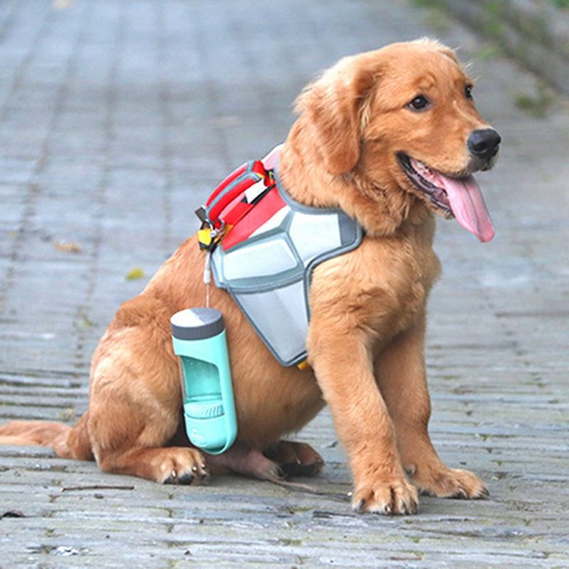 Portable Pet Dog Water Bottle for Small Large Dogs Pet Product Travel Puppy Drinking Bowl Outdoor Pet Water Dispenser Dog Feeder Green