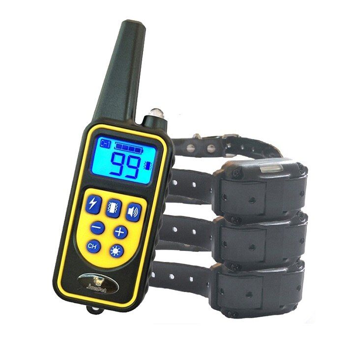 JANPET 800 Yards Medium/Large  Training Collar Rechargeable and Waterproof  Electronic  Training System Suprt 3 s for 3 s