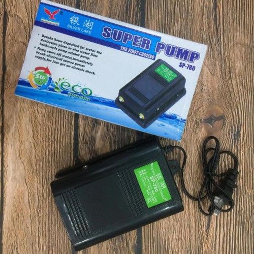 AirPump for Aquarium SUPER PUMP SP 780 Air Pump 5W DoubleOutlet Adjustable AirPump Flow Air Pump DOUBLE NOZZLE AIR PUMP AQUARIUM PUMP SOBO PUMP AQUARIUM FILTER Aquarium Air Pump Fish Tank Airpump SPONGE FILTER PUMP Aquatic Accessories AQUARIUM Accessories