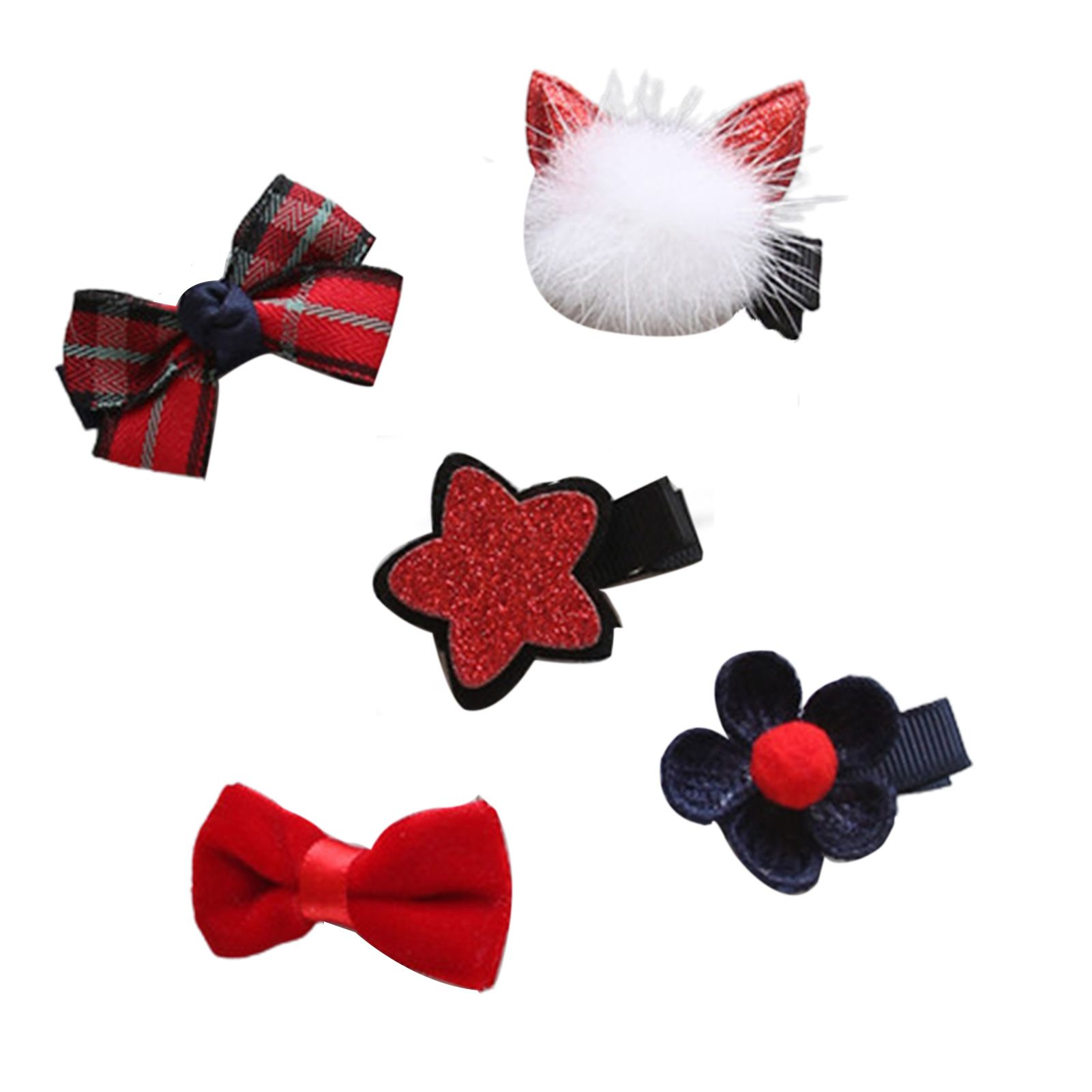 Pet Hair Accessories Adorable Pet Dogs Hairpins Hair Bows