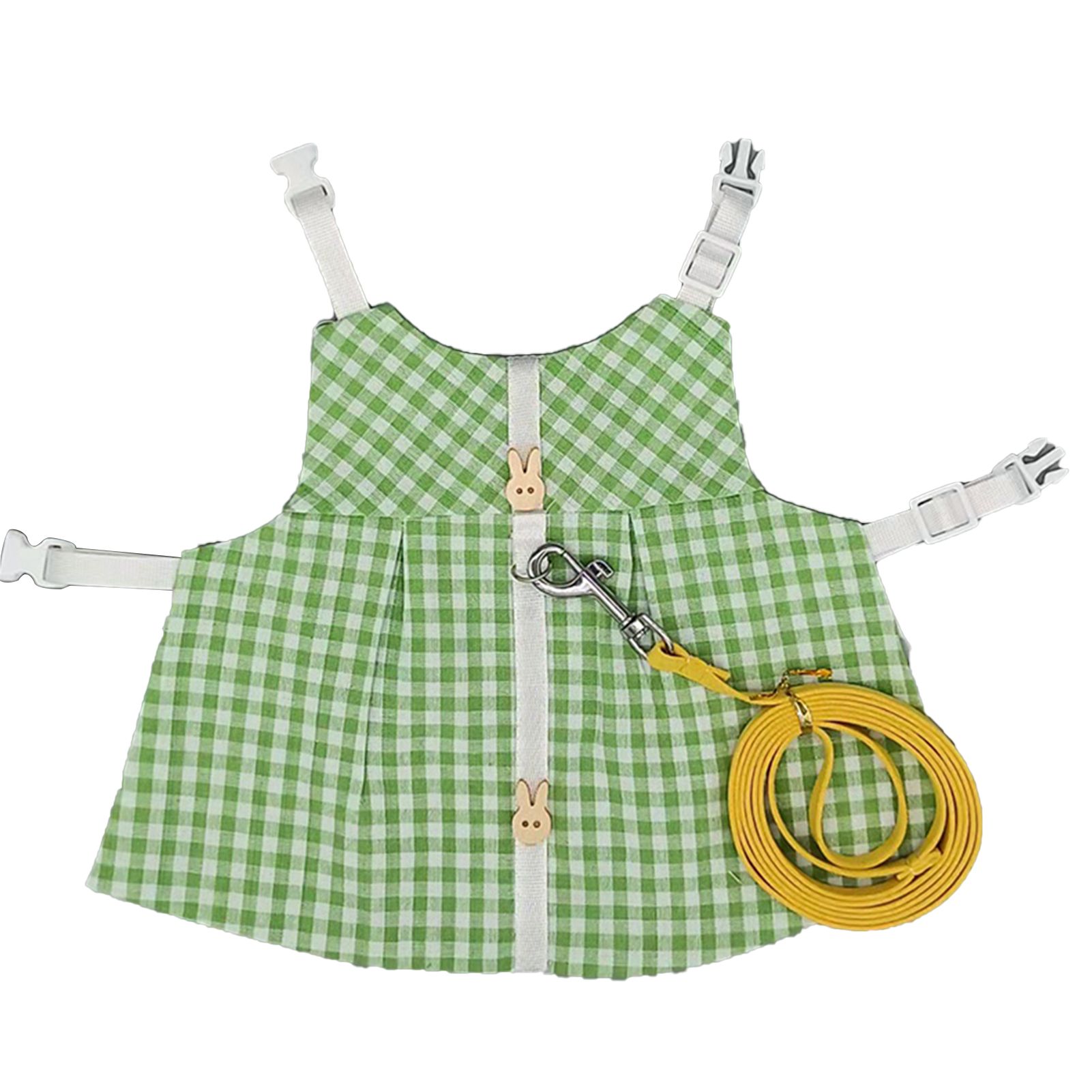 Rabbit Clothes Plaid Design Rabbit Costume Outdoor Harness