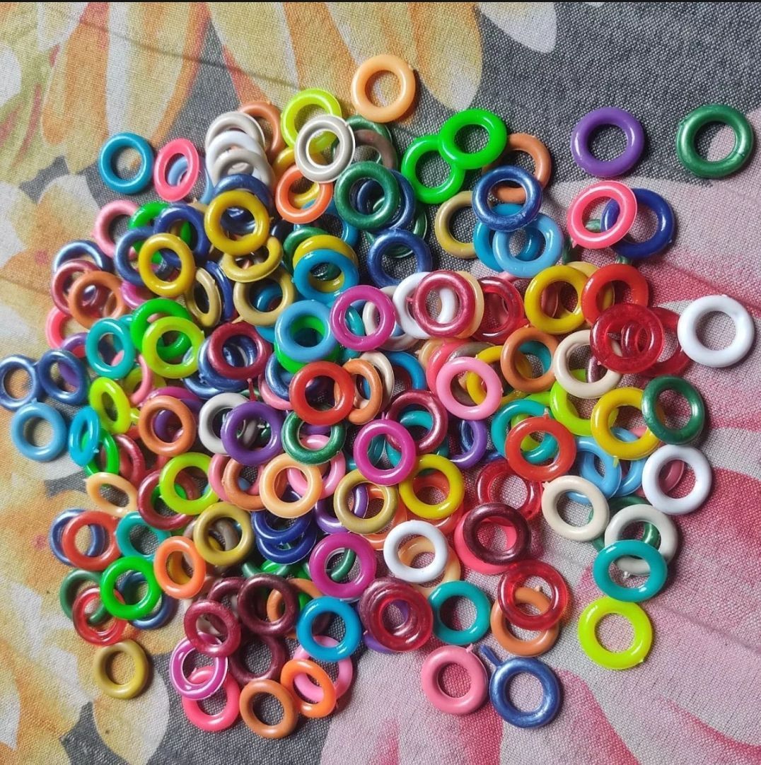 50pcs 10mm Round Shape (চুরি) Bird & Beauty Homa / Lahore Siraji Pigeon Foot Ring Pigeon Rings Pigeon Leg Bands Multicolor
