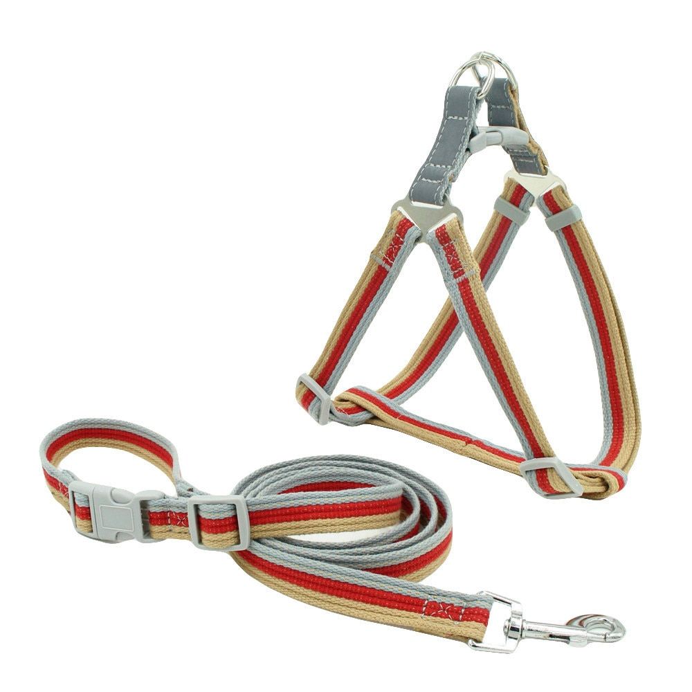 Harness Vest Adjustable Puppy  ng Collar And Leash Sets Small Medium  Lead Chain Fashion Accessories For s Pug