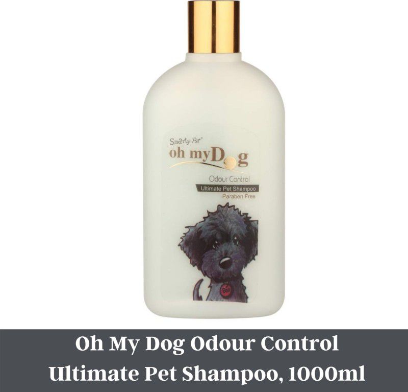 Smarty Oh My Dog By Foodie Puppies Paraben Free Ultimate Pet Shampoo for Puppies & Dogs (OdourControl, 1000ml) Conditioning OdourControl Dog Shampoo  (1000 ml)