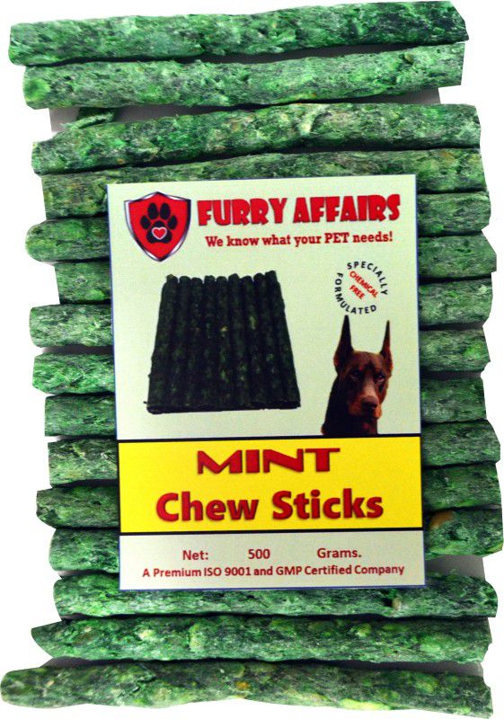Furry Affairs Mint Chew Sticks Dog Treat  (500 g)