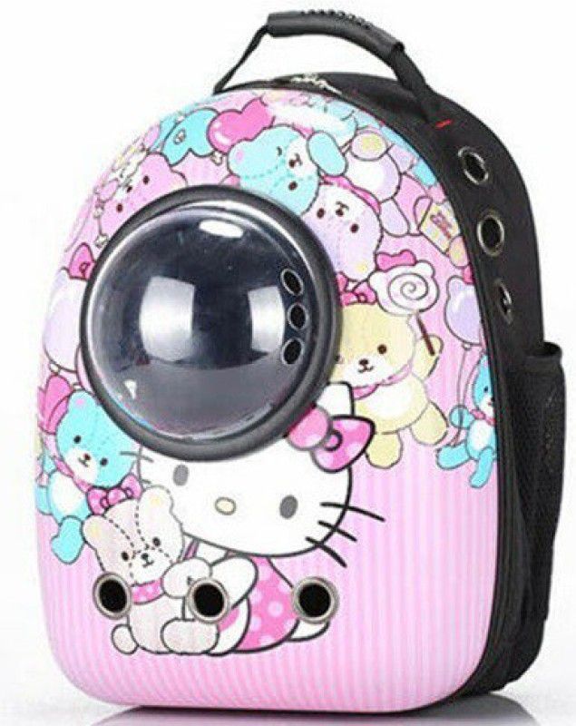 Pet Gains Multi-Color Backpack Pet Carrier  (Suitable For Cat)