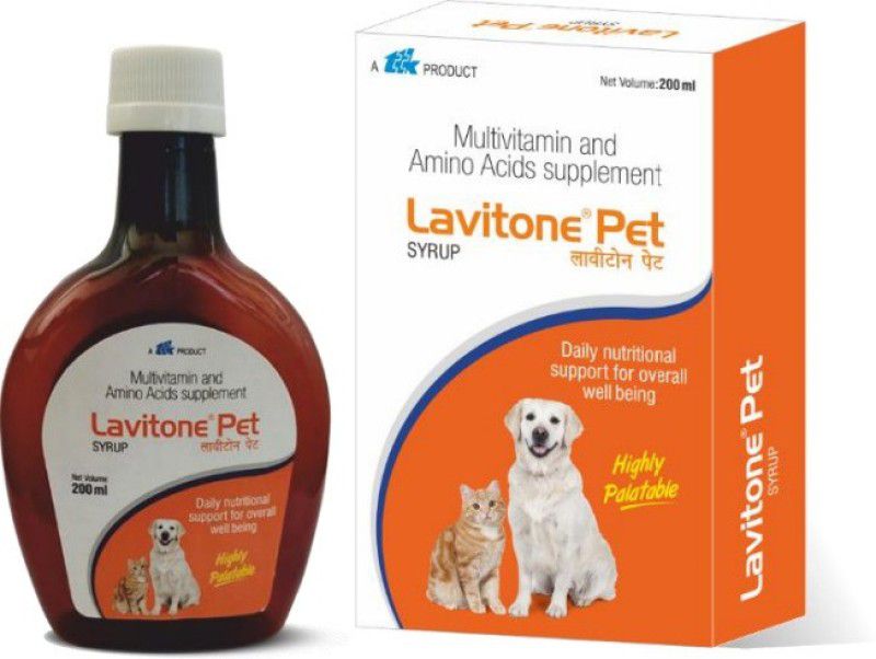 fifozone TTK Lavitone Multivitamin Pet Syrup For Dogs Pet Health Supplements  (200 ml)