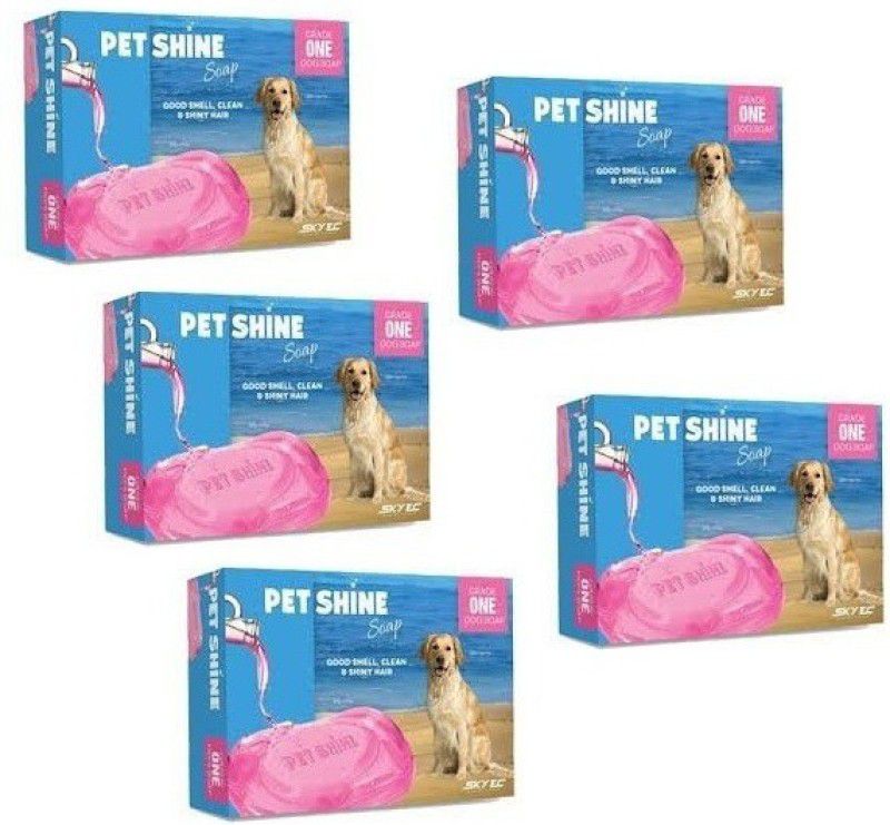 skyec Pet Shine Dog Soap For Good Smell and Shiny Hair 375 ml Pet Coat Cleanser  (Suitable For Dog)