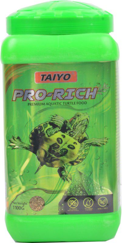 TAIYO Taiyo Pro Rich Turtle Food, 1100 g Jar 1 kg Dry New Born Turtle Food