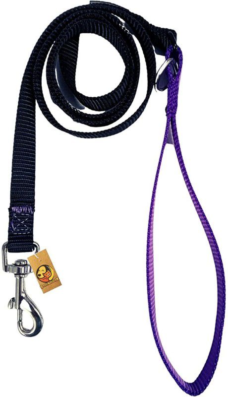 Foodie Puppies 20mm Dual Color Nylon Durable, Traditional Leash for Pets, Length-48inch 119.38 cm Dog Cord Leash  (Multicolor)