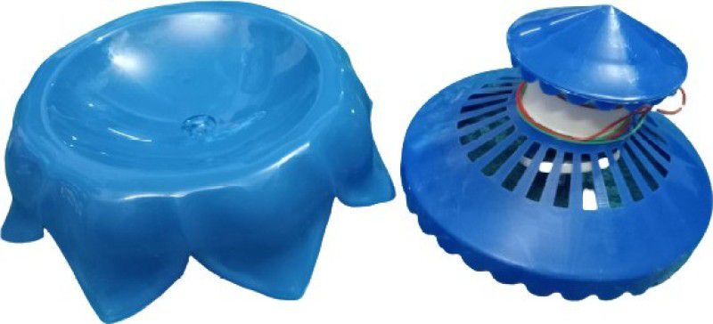 KAPOOR PETS fish bowl base with lighting bowl cover blue Aquarium Tool