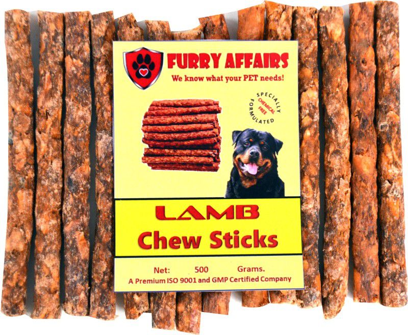 Furry Affairs Lamb Chew Sticks Lamb Dog Treat  (500 g)