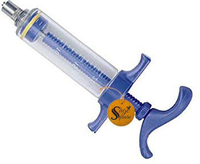 Sage Square Adjustable Hand Feeding Syringe for Birds, Puppy, Kitten, Dog, Cat, Hamster (20 ml) (1 Piece). Tube Bird Feeder  (Blue)