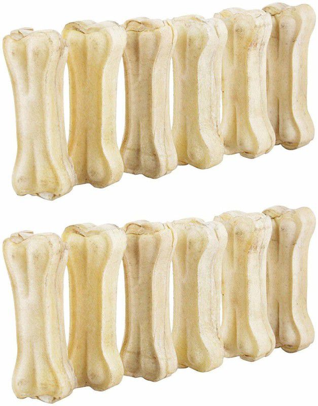 3 Inches Rawhide Bone Pack of 10 Chicken 0.4 kg (10x0.04 kg) Dry Young Dog & Cat Food