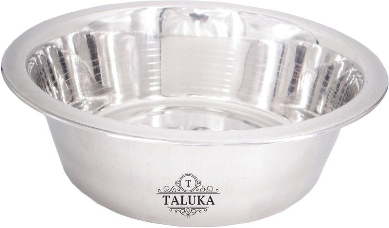 TALUKA Round Stainless Steel Pet Bowl  (750 ml Steel)