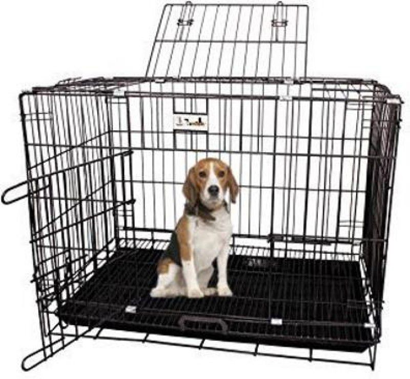 Woofy Pet Cage & Kennel 24 Inch Black Dog, Cat House