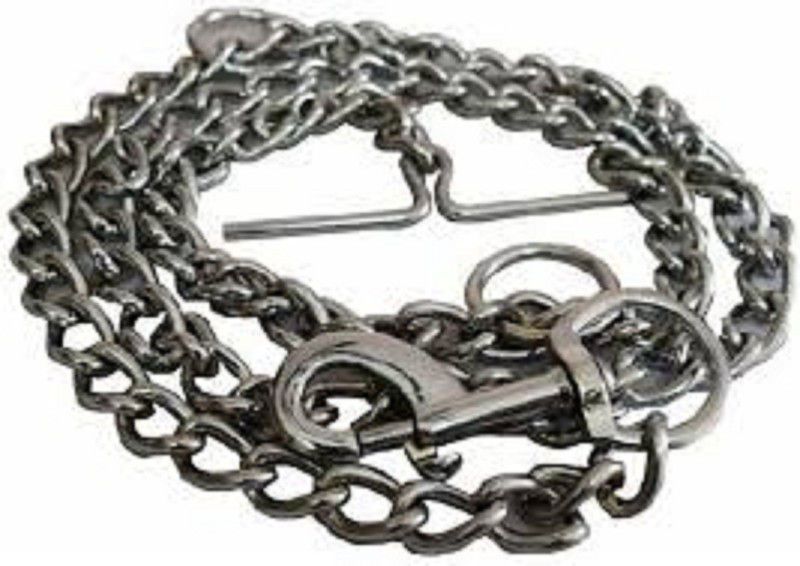 Hanu Dog Chain Heavy Weight Dog Chain 152 cm 60 cm Dog Chain Leash  (Silver)