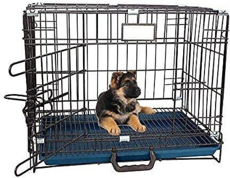 Woofy Pet Cage Crate & Kennels 36 Inch Black Dog, Cat, Ferret House