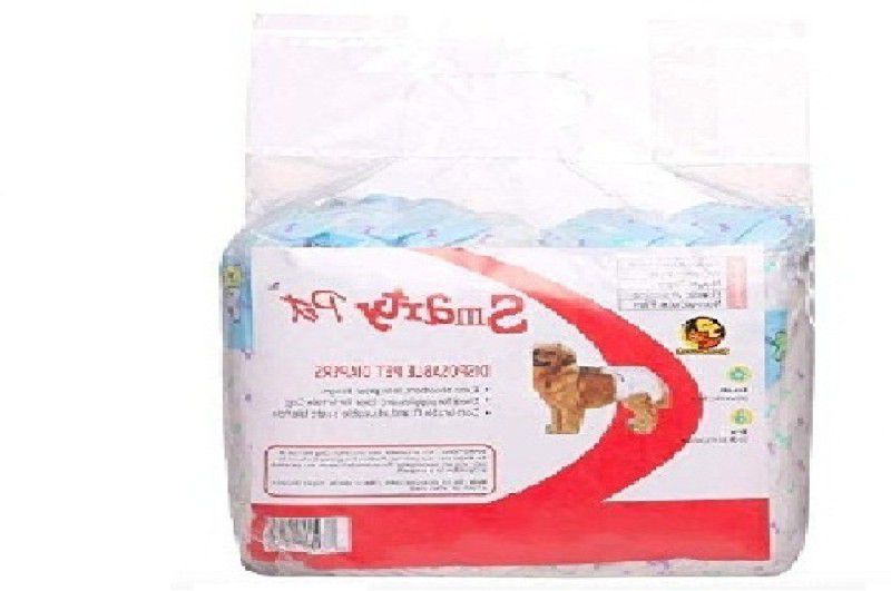 Kiki N Pooch Disposable Pet Diapers for Dogs (X-Xtra Large, 660mm X 400mm, 12 pcs) Disposable Dog Diapers  (Pack of 12 XXL)