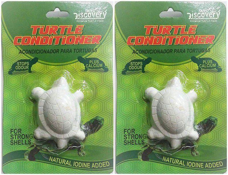 TED TABBIES Taiyo Plus Discovery - Turtle Conditioner + Turtle Food for Shells (Pack of 2) Sea Food 1.1 kg (2x0.55 kg) Wet Adult, New Born, Senior, Young Turtle Food