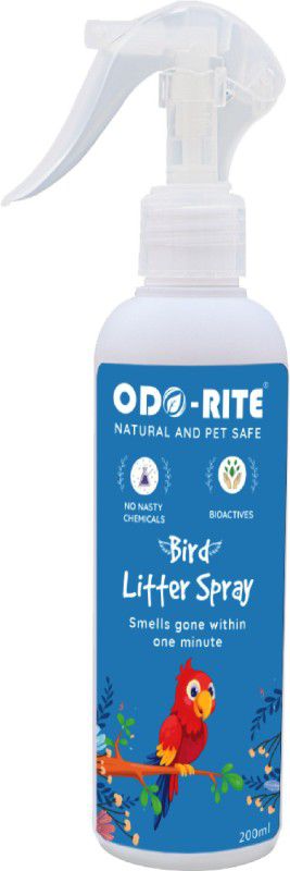 Odo-Rite Bird Litter Spray - Removes Litter Odour from Bird Cages,Bird Living Area Deodorizer  (200 ml, Pack of 1)