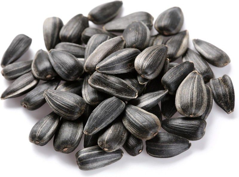 OrchidWala SUNFLOWER SEEDS - BLACK OIL SEEDS - Thin Shell for Bird Feeding 0.1 kg Dry Young, Adult Bird Food