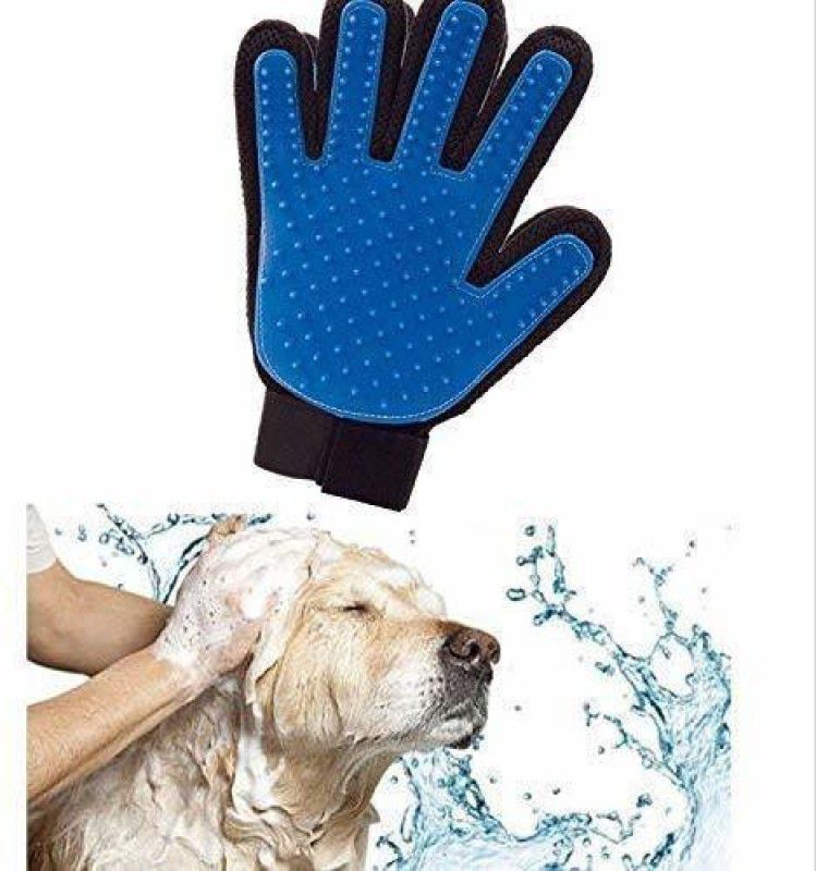 Vesova Grooming and Deshedding Brush Hair Massager Grooming Gloves for Dog & Cat  (Multicolor, Fits All)