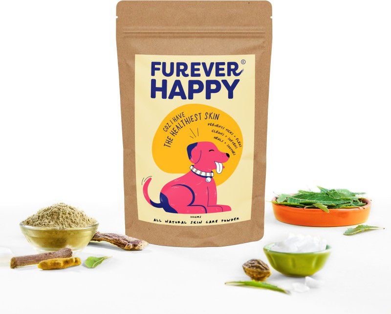 Furever Happy Anti Tick & Flea Powder for Dogs - 100 grams - Pack of 1 - 100 ml Pet Coat Cleanser  (Suitable For Dog)