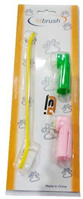 Dog trust Pets Cleaning Dental Toothbrush Set of 2 Pet Toothbrush  (Teething)