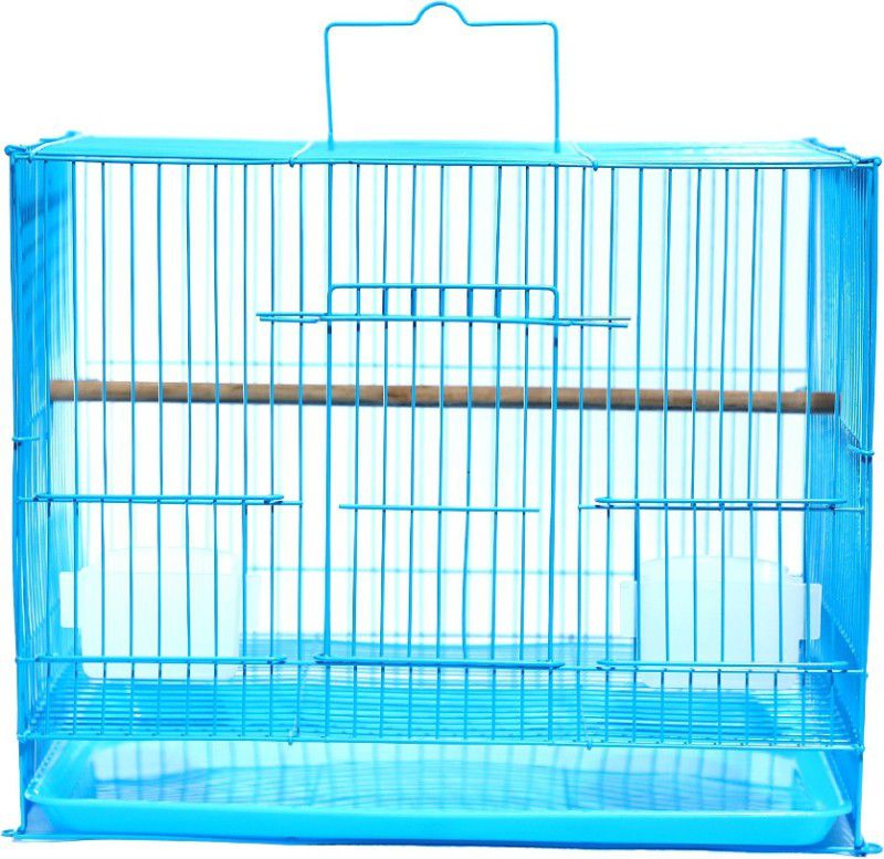 KAPOOR PETS BIRDS CAGE / EASY INSTALLATION / SUITABLE FOR Lovebirds, Finch, Parakeet, Canary for small birds (15 INCH) Bird House  (Hanging)