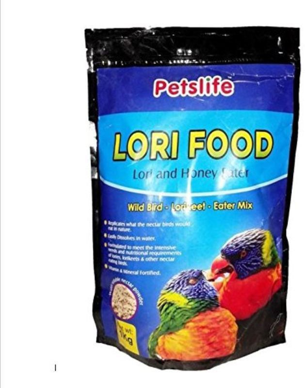 Petslife Lori Food 1 kg Dry New Born, Young, Adult Bird Food