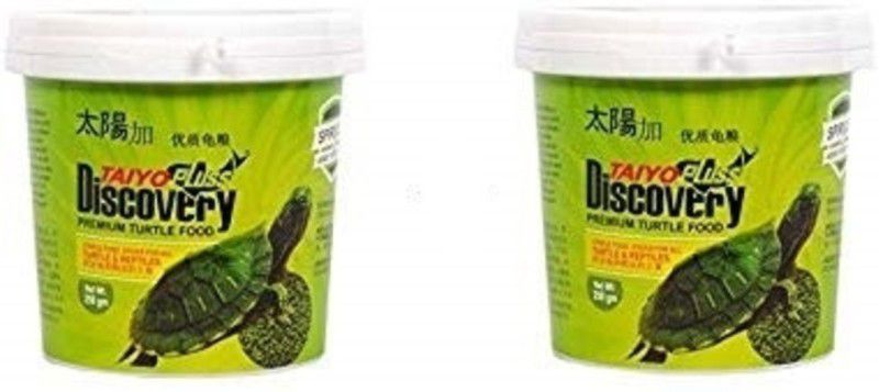 Taiyo Pluss Discovery Turtle Food 250g Includes Pack of 2-1 Vegetable 0.07 kg (2x0.04 kg) Dry Adult Turtle Food