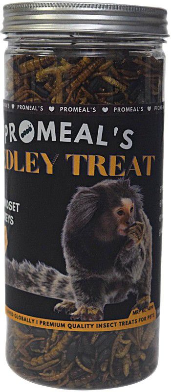 Promeal Medley Treat Insect Mix for Mormoset Monkey food(1000ML Pack) Mealworm 0.15 kg Dry Adult Monkey Food
