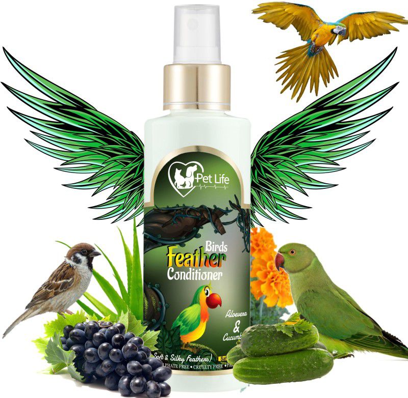 Pet Life Birds Feather Conditioner Spray For All Type Of Bird Pet Conditioner  (200 ml)