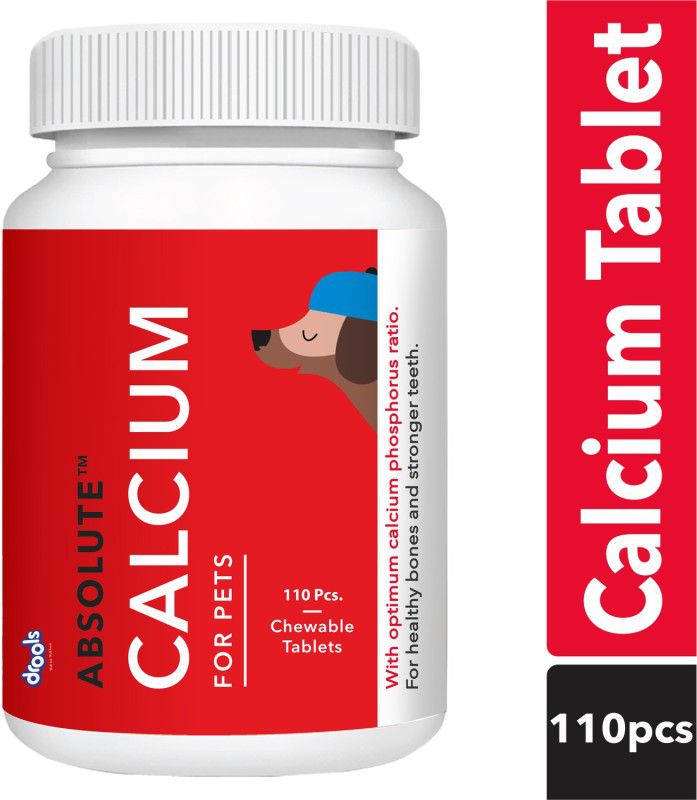 Drools Calcium Tablet - 110 Pieces Pet Health Supplements  (400 g)