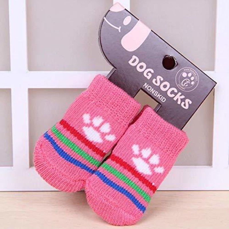 KUTKUT Socks for Dog, Cat  (Pink)