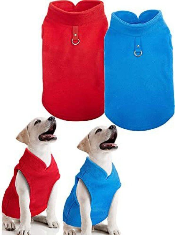 PETANGEL Winter Jacket for Dog, Cat  (Blue, Red)