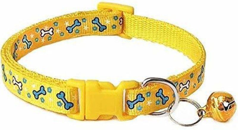 Pet Zone India Bell Dog & Cat Collar Charm  (Yellow, Round)
