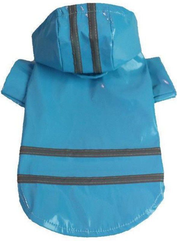 PETANGEL Raincoat for Dog, Cat  (Blue)