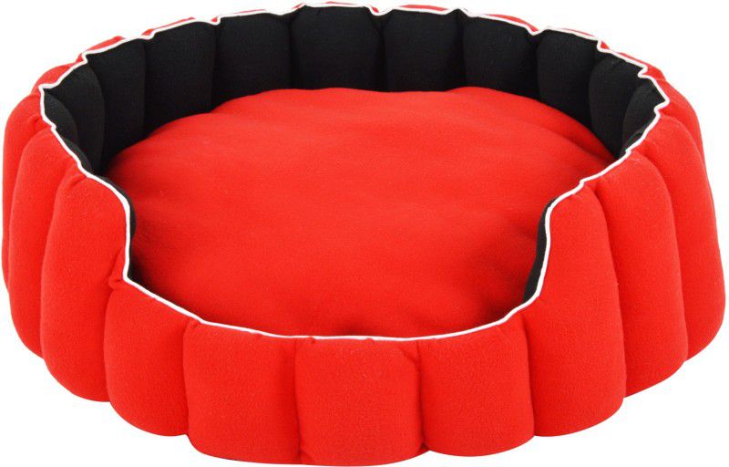 Fluffy FPWPBW12C L Pet Bed  (Red, Black)