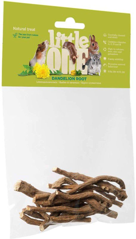 Little one Dandelion Root. Natural Treat for All Small Mammals, 35 g Guinea Pig Treat  (35 g)