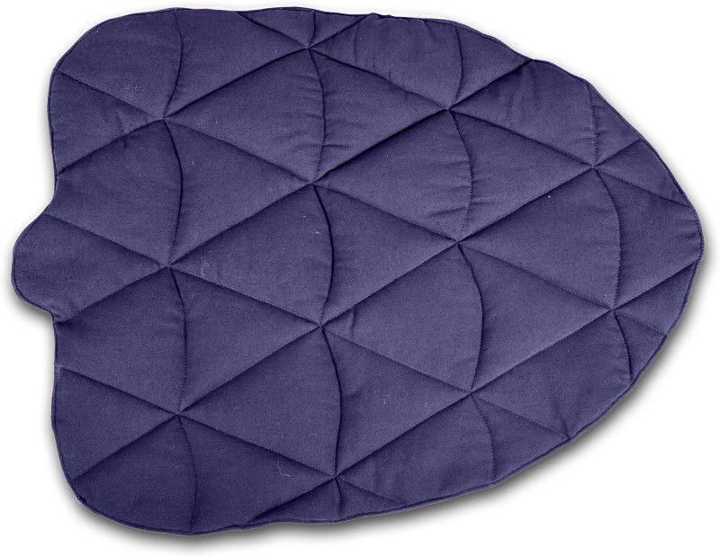Hail Pats Durable Quilted Canvas Mat with Thermal Wadding Softens Crates, Carriers, Homes XL Pet Bed  (Blue)