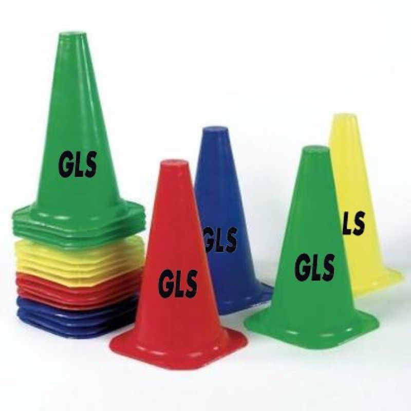 GLS 9 Inch Space Marker Cones For Football Cricket Pet Agility-24 Pcs Pet Agility Set  (Agility & Fitness)
