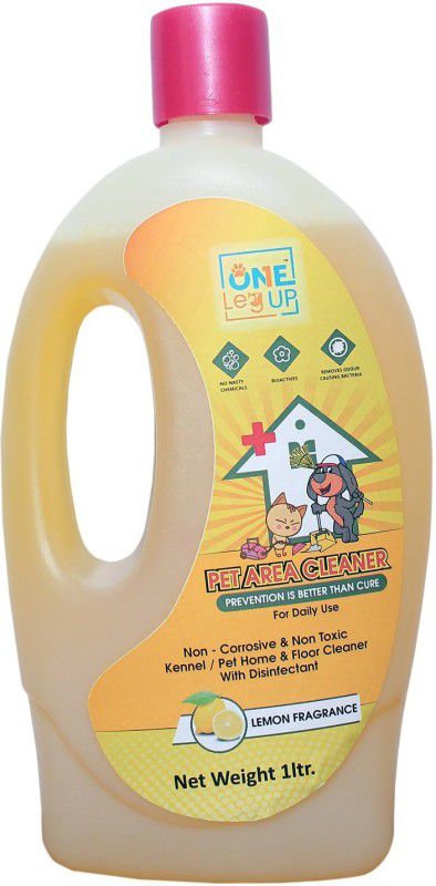 one leg up Kennel wash floor cleaner for dog Pet Area Cleaner Pet Area Pee Smell Remover Pet Cage Cleaner  (1 l)