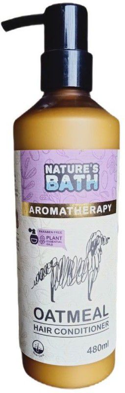 Nature's Bath Oatmeal Hair Conditioner with Aromatherapy (480 ml) Pet Conditioner  (480 ml)