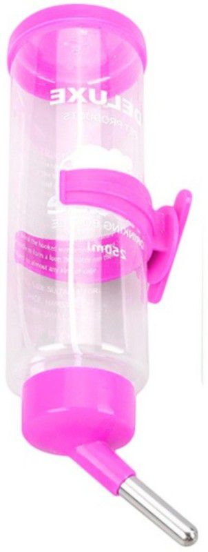 Petzlifeworld round Plastic Pet Bottle  (125 ml Pink)